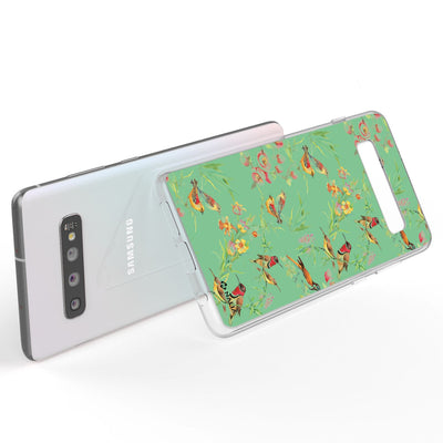 NALIA Handyhülle kompatibel mit Samsung Galaxy S10, Slim Silikon Hülle Motiv Case Cover Crystal Schutzhülle, Durchsichtig Etui Handy-Tasche Backcover Transparent Bumper Lemur NALIA SlimFit Hülle
