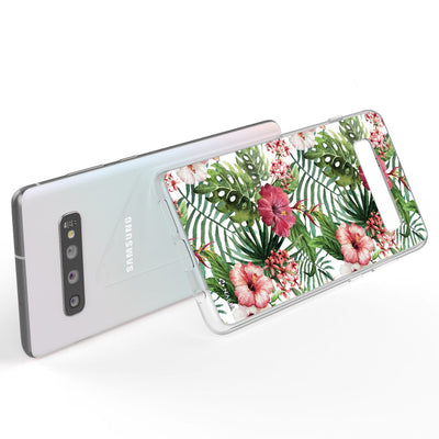 NALIA Handyhülle kompatibel mit Samsung Galaxy S10, Slim Silikon Hülle Motiv Case Cover Crystal Schutzhülle, Durchsichtig Etui Handy-Tasche Backcover Transparent Bumper Be Cool Pinguin NALIA SlimFit Hülle