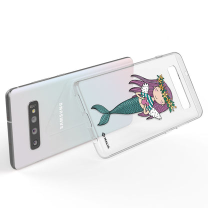 NALIA Handy Hülle für Samsung Galaxy S10, Slim Silikon Hülle Motiv Case Cover Be Cool Pinguin NALIA