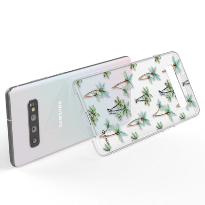 NALIA Handyhülle kompatibel mit Samsung Galaxy S10, Slim Silikon Hülle Motiv Case Cover Crystal Schutzhülle, Durchsichtig Etui Handy-Tasche Backcover Transparent Bumper Kakadus NALIA SlimFit Hülle