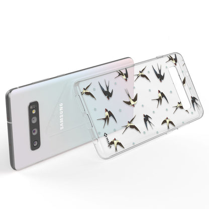 NALIA Handy Hülle für Samsung Galaxy S10, Slim Silikon Hülle Motiv Case Cover NALIA