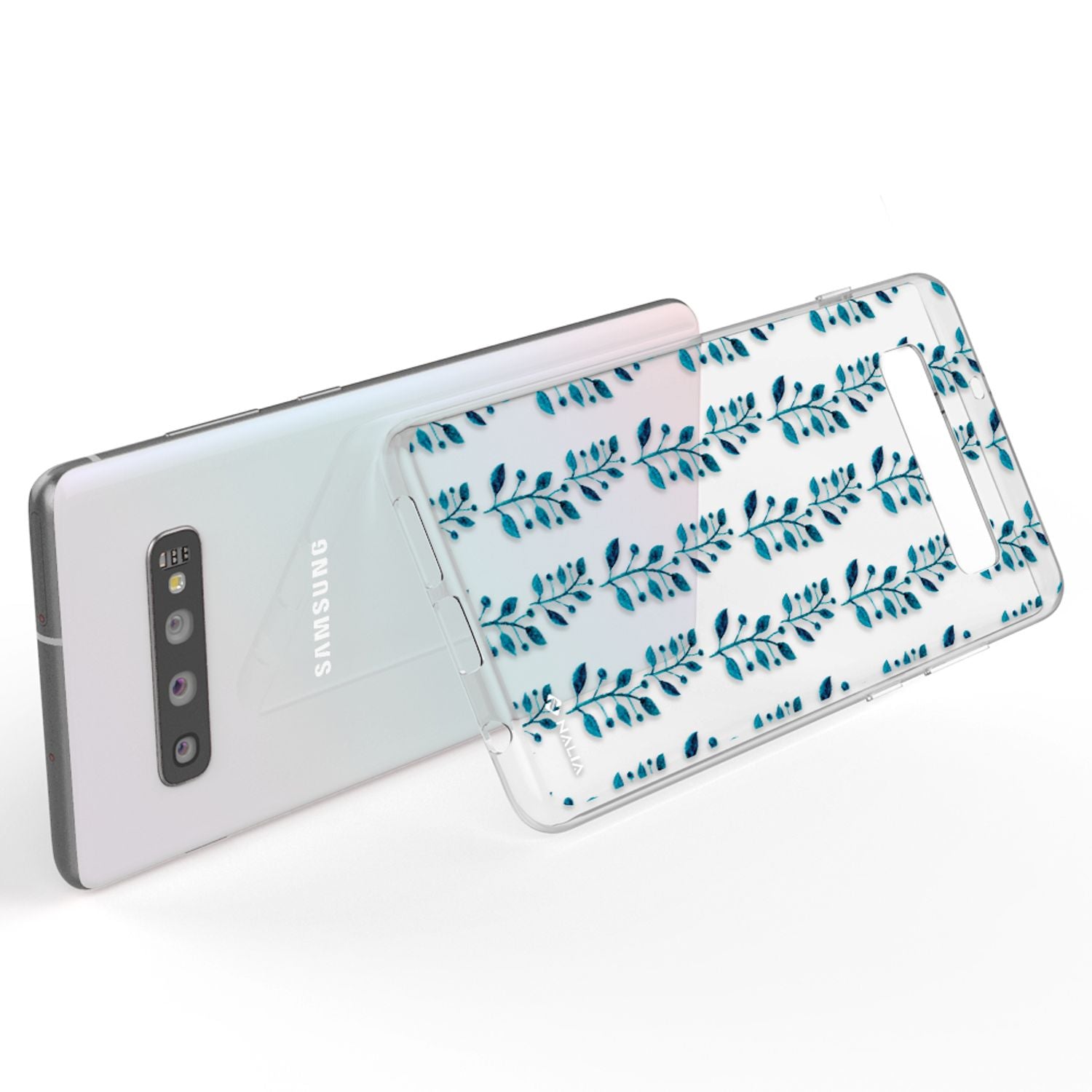 NALIA Handy Hülle für Samsung Galaxy S10, Slim Silikon Hülle Motiv Case Cover Kakadus NALIA