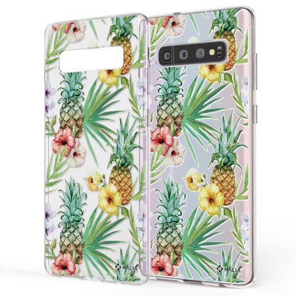 NALIA Handy Hülle für Samsung Galaxy S10, Slim Silikon Hülle Motiv Case Cover Kakadus NALIA