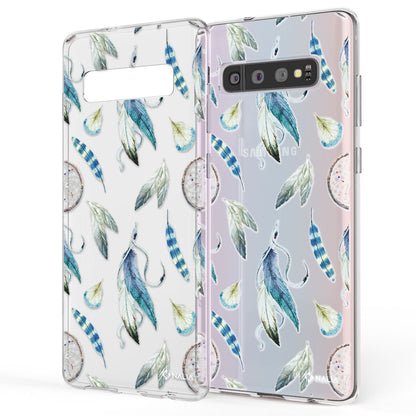 NALIA Handy Hülle für Samsung Galaxy S10, Slim Silikon Hülle Motiv Case Cover Kakadus NALIA