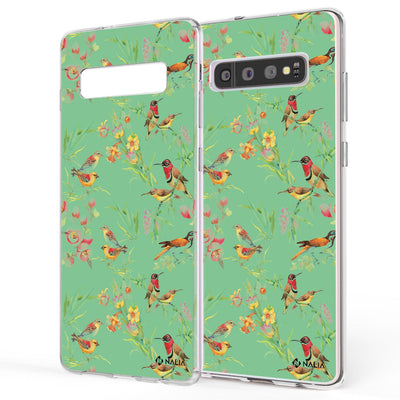 NALIA Handyhülle kompatibel mit Samsung Galaxy S10, Slim Silikon Hülle Motiv Case Cover Crystal Schutzhülle, Durchsichtig Etui Handy-Tasche Backcover Transparent Bumper Lemur NALIA SlimFit Hülle
