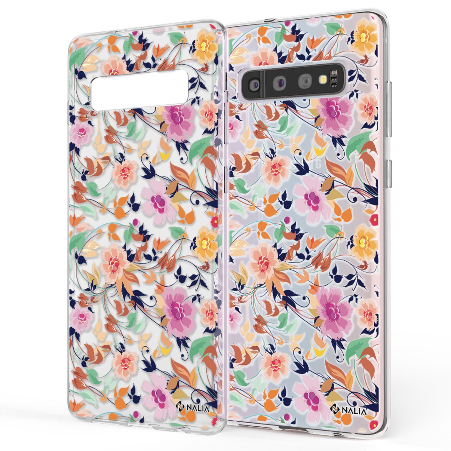 NALIA Handy Hülle für Samsung Galaxy S10, Slim Silikon Hülle Motiv Case Cover NALIA
