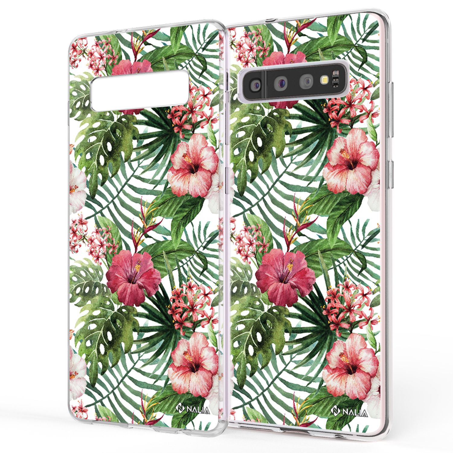 NALIA Handy Hülle für Samsung Galaxy S10, Slim Silikon Hülle Motiv Case Cover Be Cool Pinguin NALIA