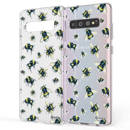 NALIA Handy Hülle für Samsung Galaxy S10, Slim Silikon Hülle Motiv Case Cover Lemur NALIA