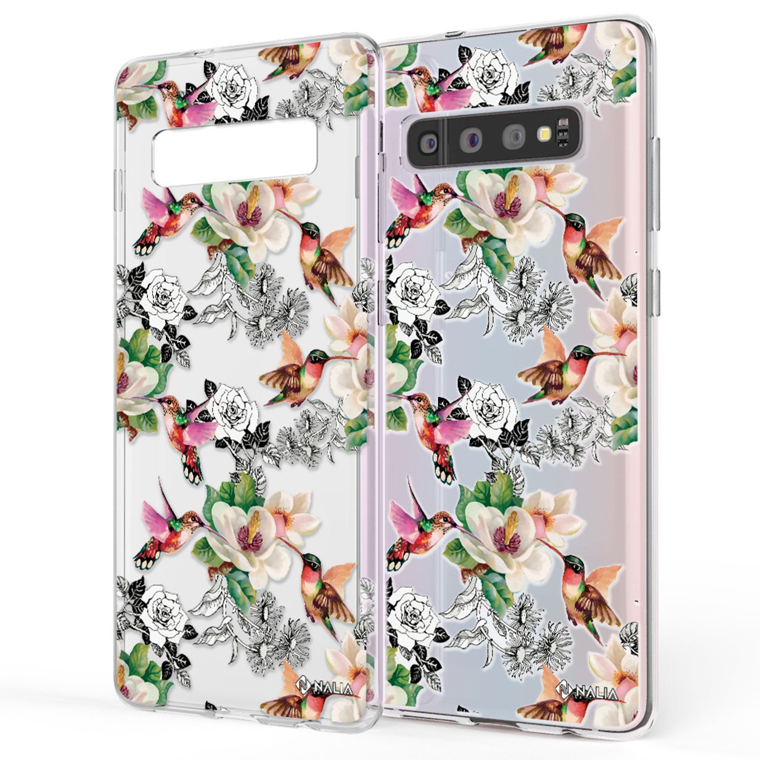 NALIA Handy Hülle für Samsung Galaxy S10, Slim Silikon Hülle Motiv Case Cover Lemur NALIA