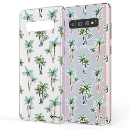 NALIA Handy Hülle für Samsung Galaxy S10, Slim Silikon Hülle Motiv Case Cover Kakadus NALIA