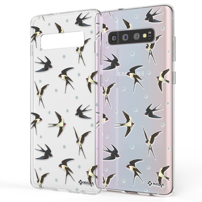 NALIA Handy Hülle für Samsung Galaxy S10, Slim Silikon Hülle Motiv Case Cover NALIA