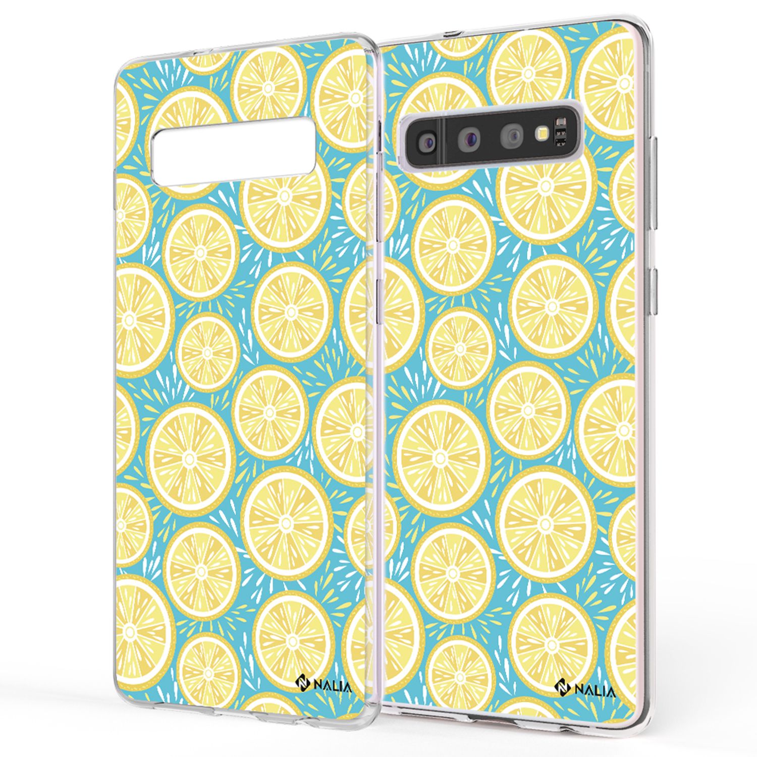 NALIA Handy Hülle für Samsung Galaxy S10, Slim Silikon Hülle Motiv Case Cover Be Cool Pinguin NALIA