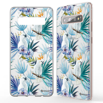 NALIA Handyhülle kompatibel mit Samsung Galaxy S10 Plus, Slim Silikon Hülle Motiv Case Cover Crystal Schutzhülle Durchsichtig Etui Handy-Tasche Backcover Transparent Bumper Be Cool Pinguin NALIA Protective Hülle