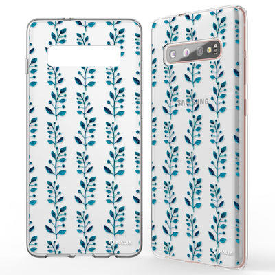 NALIA Handyhülle kompatibel mit Samsung Galaxy S10 Plus, Slim Silikon Hülle Motiv Case Cover Crystal Schutzhülle Durchsichtig Etui Handy-Tasche Backcover Transparent Bumper Aquarell Federn NALIA Protective Hülle