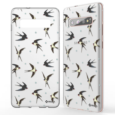 NALIA Handyhülle kompatibel mit Samsung Galaxy S10 Plus, Slim Silikon Hülle Motiv Case Cover Crystal Schutzhülle Durchsichtig Etui Handy-Tasche Backcover Transparent Bumper NALIA Protective Hülle