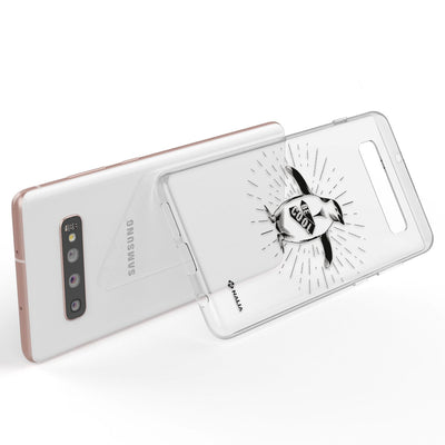 NALIA Handyhülle kompatibel mit Samsung Galaxy S10 Plus, Slim Silikon Hülle Motiv Case Cover Crystal Schutzhülle Durchsichtig Etui Handy-Tasche Backcover Transparent Bumper Be Cool Pinguin NALIA Protective Hülle