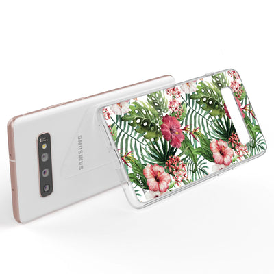 NALIA Handyhülle kompatibel mit Samsung Galaxy S10 Plus, Slim Silikon Hülle Motiv Case Cover Crystal Schutzhülle Durchsichtig Etui Handy-Tasche Backcover Transparent Bumper Be Cool Pinguin NALIA Protective Hülle