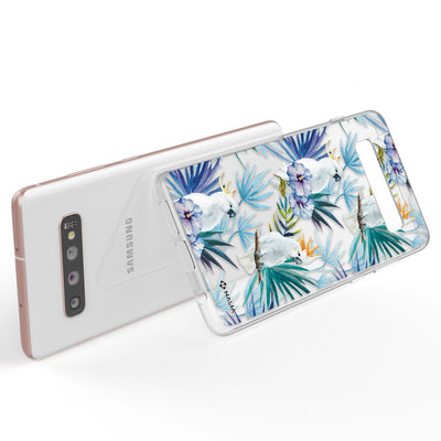 NALIA Handyhülle kompatibel mit Samsung Galaxy S10 Plus, Slim Silikon Hülle Motiv Case Cover Crystal Schutzhülle Durchsichtig Etui Handy-Tasche Backcover Transparent Bumper Be Cool Pinguin NALIA Protective Hülle