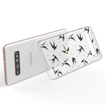 NALIA Handyhülle kompatibel mit Samsung Galaxy S10 Plus, Slim Silikon Hülle Motiv Case Cover Crystal Schutzhülle Durchsichtig Etui Handy-Tasche Backcover Transparent Bumper NALIA Protective Hülle