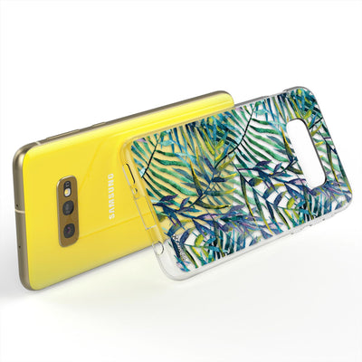 NALIA Handyhülle kompatibel mit Samsung Galaxy S10e, Slim Silikon Hülle Motiv Case Cover Crystal Schutzhülle, Durchsichtig Etui Handy-Tasche Backcover Transparent Bumper Tukan NALIA SlimFit Hülle