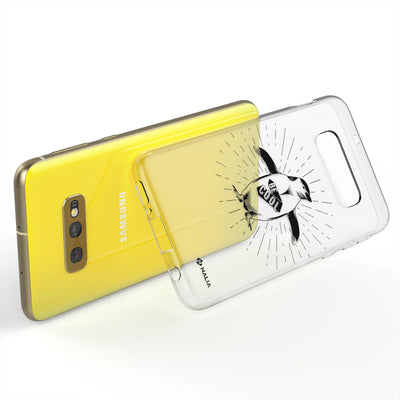 NALIA Handyhülle kompatibel mit Samsung Galaxy S10e, Slim Silikon Hülle Motiv Case Cover Crystal Schutzhülle, Durchsichtig Etui Handy-Tasche Backcover Transparent Bumper Schwalben NALIA SlimFit Hülle