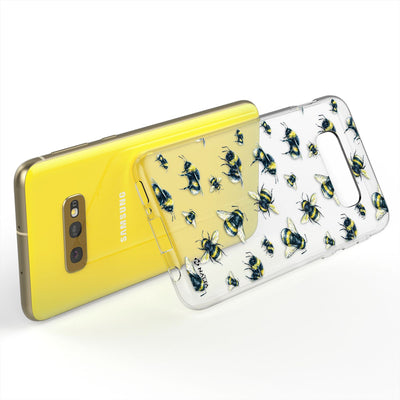 NALIA Handyhülle kompatibel mit Samsung Galaxy S10e, Slim Silikon Hülle Motiv Case Cover Crystal Schutzhülle, Durchsichtig Etui Handy-Tasche Backcover Transparent Bumper Kolibri NALIA SlimFit Hülle