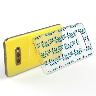 NALIA Handyhülle kompatibel mit Samsung Galaxy S10e, Slim Silikon Hülle Motiv Case Cover Crystal Schutzhülle, Durchsichtig Etui Handy-Tasche Backcover Transparent Bumper Aquarell Ananas NALIA SlimFit Hülle