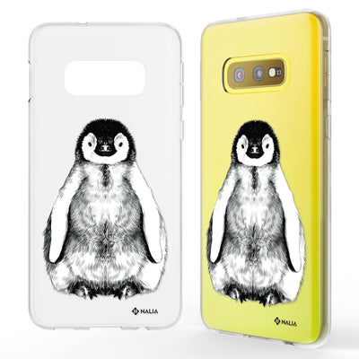NALIA Handyhülle kompatibel mit Samsung Galaxy S10e, Slim Silikon Hülle Motiv Case Cover Crystal Schutzhülle, Durchsichtig Etui Handy-Tasche Backcover Transparent Bumper Meerjungfrau Rosa NALIA SlimFit Hülle