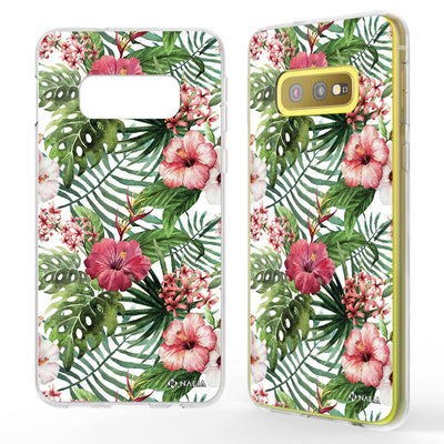 NALIA Handyhülle kompatibel mit Samsung Galaxy S10e, Slim Silikon Hülle Motiv Case Cover Crystal Schutzhülle, Durchsichtig Etui Handy-Tasche Backcover Transparent Bumper Tukan NALIA SlimFit Hülle