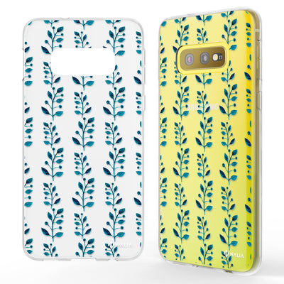 NALIA Handyhülle kompatibel mit Samsung Galaxy S10e, Slim Silikon Hülle Motiv Case Cover Crystal Schutzhülle, Durchsichtig Etui Handy-Tasche Backcover Transparent Bumper Aquarell Ananas NALIA SlimFit Hülle