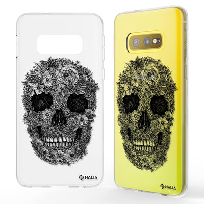 NALIA Handyhülle kompatibel mit Samsung Galaxy S10e, Slim Silikon Hülle Motiv Case Cover Crystal Schutzhülle, Durchsichtig Etui Handy-Tasche Backcover Transparent Bumper Storch NALIA SlimFit Hülle
