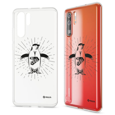 NALIA Hülle kompatibel mit Huawei P30 Pro, Motiv Handyhülle Ultra-Slim Silikon Case Crystal Cover Schutzhülle Durchsichtig, Dünne Handy-Tasche Backcover Transparent Bumper NALIA SlimFit Hülle