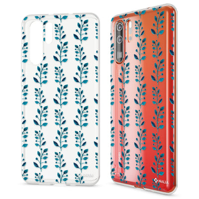 NALIA Hülle kompatibel mit Huawei P30 Pro, Motiv Handyhülle Ultra-Slim Silikon Case Crystal Cover Schutzhülle Durchsichtig, Dünne Handy-Tasche Backcover Transparent Bumper Aquarell Federn NALIA SlimFit Hülle