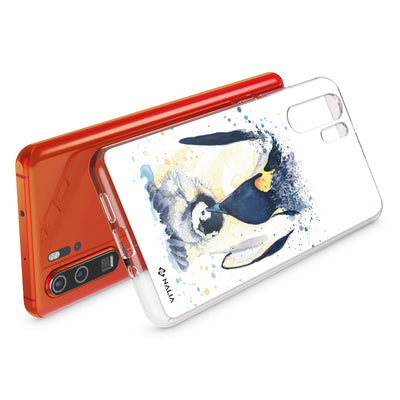 NALIA Hülle kompatibel mit Huawei P30 Pro, Motiv Handyhülle Ultra-Slim Silikon Case Crystal Cover Schutzhülle Durchsichtig, Dünne Handy-Tasche Backcover Transparent Bumper Lemur NALIA SlimFit Hülle