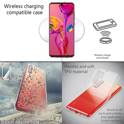 NALIA Hülle kompatibel mit Huawei P30 Pro, Motiv Handyhülle Ultra-Slim Silikon Case Crystal Cover Schutzhülle Durchsichtig, Dünne Handy-Tasche Backcover Transparent Bumper Pinguine NALIA SlimFit Hülle