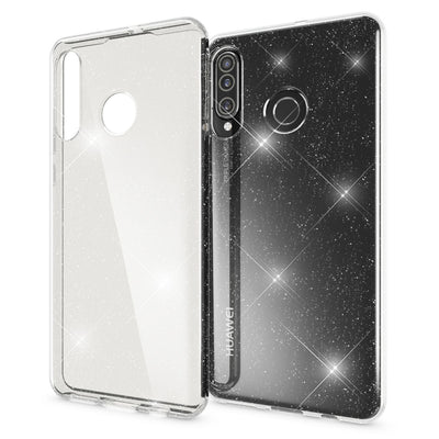 NALIA Glitzerhülle für Huawei P30 Lite – Funkelndes Silikon Case – DAZZLIN (Transparent & Stoßfest) – Marke aus Berlin Default Title NALIA Transparente Hülle