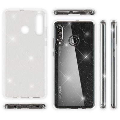 NALIA Glitzerhülle für Huawei P30 Lite – Funkelndes Silikon Case – DAZZLIN (Transparent & Stoßfest) – Marke aus Berlin Default Title NALIA Transparente Hülle