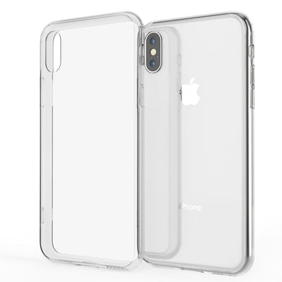 NALIA Hartglas Hülle kompatibel mit iPhone X Xs, Durchsichtiges Hardcase aus 9H Tempered Glass mit Silikon Bumper, Stoßfest & Robust Handyhülle Hard Cover Case Schutzhülle Phone Etui - Transparent Default Title NALIA Protective Hülle