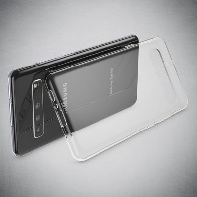 NALIA Transparente Silikonhülle für Samsung Galaxy S10 5G – Anti-Gelb & Rutschfest – GLAZE (Handyhülle Kristallklar, Schlank & Stoßfest) – Marke aus Berlin Default Title NALIA Transparente Hülle