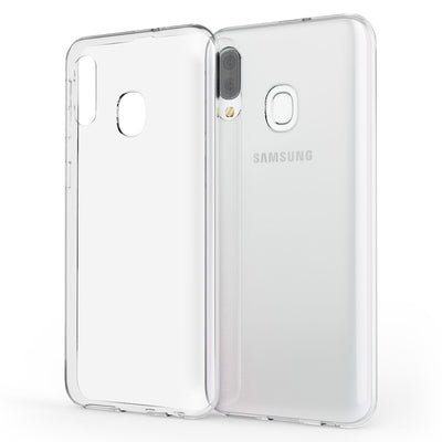 NALIA Handyhülle kompatibel mit Samsung Galaxy A20e Hülle, Dünne Durchsichtige Silikon Schutzhülle Phone Case Soft Cover, Ultra-Slim Bumper Gummi Handy-Tasche Skin Etui Schale Klar Weich - Transparent Default Title NALIA Transparente Hülle