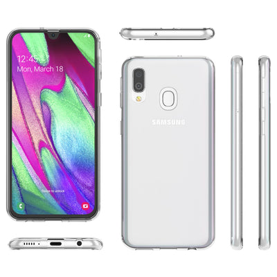 NALIA Handyhülle kompatibel mit Samsung Galaxy A20e Hülle, Dünne Durchsichtige Silikon Schutzhülle Phone Case Soft Cover, Ultra-Slim Bumper Gummi Handy-Tasche Skin Etui Schale Klar Weich - Transparent Default Title NALIA Transparente Hülle