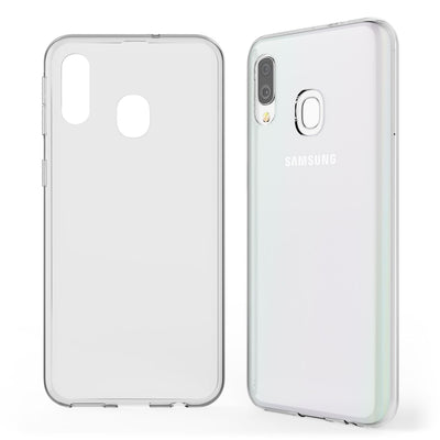 NALIA Handyhülle kompatibel mit Samsung Galaxy A20e Hülle, Dünne Durchsichtige Silikon Schutzhülle Phone Case Soft Cover, Ultra-Slim Bumper Gummi Handy-Tasche Skin Etui Schale Klar Weich - Transparent Default Title NALIA Transparente Hülle