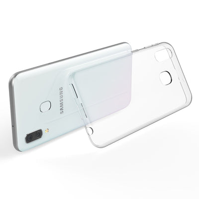 NALIA Transparente Silikonhülle für Samsung Galaxy A40 – Anti-Gelb & Rutschfest – GLAZE (Handyhülle Kristallklar, Schlank & Stoßfest) – Marke aus Berlin Default Title NALIA Transparente Hülle