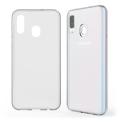 NALIA Transparente Silikonhülle für Samsung Galaxy A40 – Anti-Gelb & Rutschfest – GLAZE (Handyhülle Kristallklar, Schlank & Stoßfest) – Marke aus Berlin Default Title NALIA Transparente Hülle