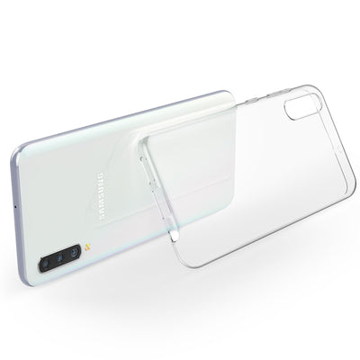 Samsung Galaxy A70 Handyhülle Silikonhülle NALIA Case Cover klar transparent Default Title NALIA Transparente Hülle