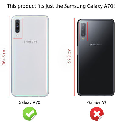 Samsung Galaxy A70 Handyhülle Silikonhülle NALIA Case Cover klar transparent Default Title NALIA Transparente Hülle