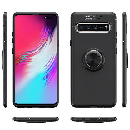 Handy Hülle für Samsung S10 5G, 360 Grad Ring Case Schutz Cover Tasche Schale Schwarz NALIA Protective Hülle