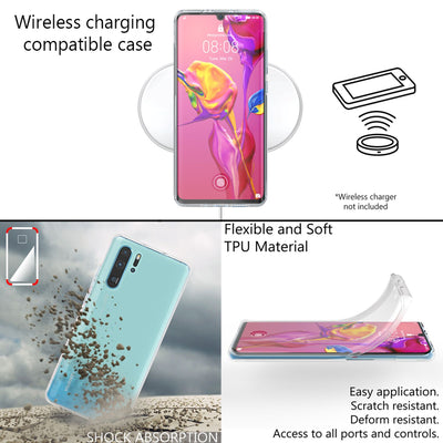 NALIA 360° Hülle für Huawei P30 Pro – Vorne & Hinten Schutz – 360GUARD (Full-Body Case) – Marke aus Berlin Transparent NALIA Transparente Hülle