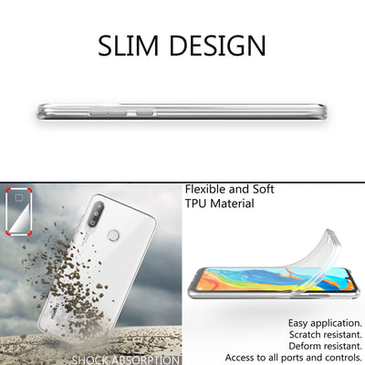 NALIA 360° Hülle für Huawei P30 Lite – Vorne & Hinten Schutz – 360GUARD (Full-Body Case) – Marke aus Berlin Transparent NALIA Transparente Hülle