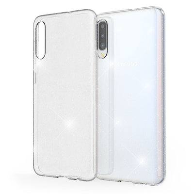 NALIA Glitzerhülle für Samsung Galaxy A50 – Funkelndes Silikon Case – DAZZLIN (Transparent & Stoßfest) – Marke aus Berlin Default Title NALIA Transparente Hülle